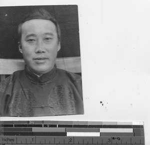 A Chinese priest at Fushun, China, 1926