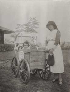 Miss Stephens and Emily Godfrey, Nigeria, 1931