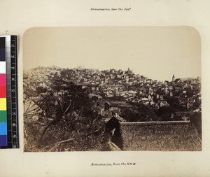 View of city of Antananarivo, Madagascar, ca. 1865-1885