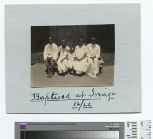 Baptism, Tanzania, December 1924