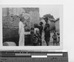 A catechist on the road at Zhigong, China, 1937