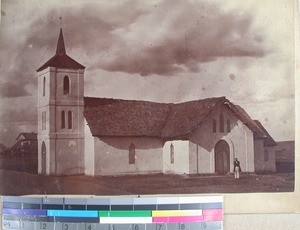 Exterior view of the Church, Antsirabe, Madagascar, ca.1877