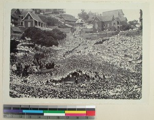 Queen Ranavelona III's last public speech at Andohalo, Antananarivo, Madagascar, 1895