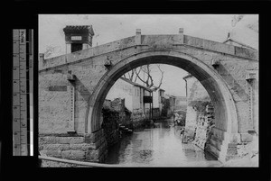 Arched bridge, Wuxi, China, ca.1921