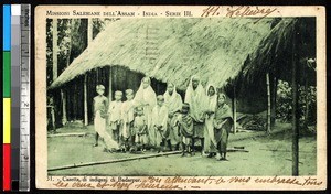 Family and home in Badarpur, India, ca.1920-1940