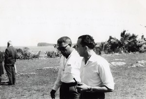 Léonard Alafurai with Maurice Pont