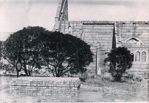 Tombstone of Benjamin Escande and Paul Minault, in Madagascar