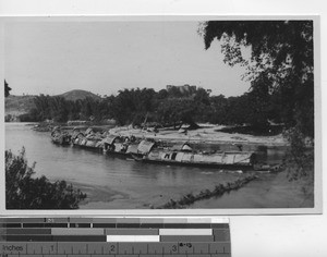 A view of the river at Bohai, China, 1936