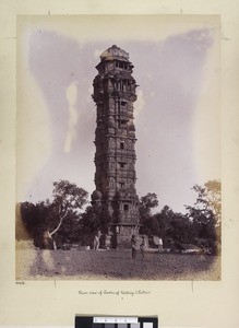 Rear of Tower of Victory, Chittaurgarh, India, ca.1890