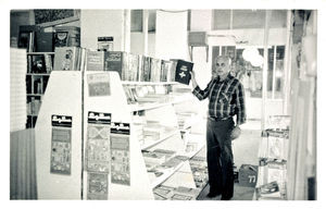 Hallim Salloum, Director of the Arab Department of Family Bookshop Abu Dhabi, 1976