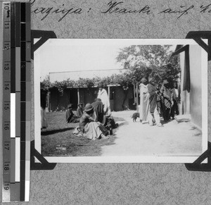 Sick persons waiting for medicine in Baziya, South Africa East