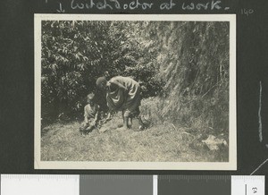 Medicine man, Chogoria, Kenya, ca.1930