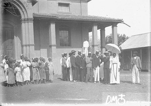 Bridal procession, Khovo, Maputo, Mozambique, ca. 1896-1911