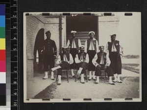 Group of soldiers, Jamaica, ca. 1910