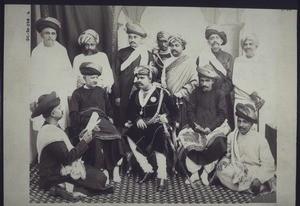 Indian prince with his attendants