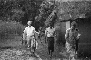 Bangladesh Lutheran Church/BLC, October 1991. Bishop Julius Paul from ELCM, Malaysia visiting B