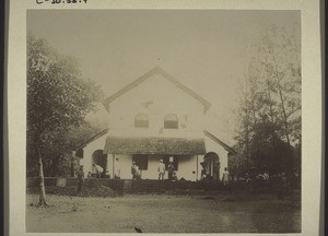 Laying the foundations of the church extension in Udapi