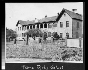 School for girls, Tsimo, Shandong, China, ca.1929