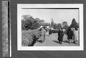 Entrance to West China Union University, Chengdu, Sichuan, China, ca.1939