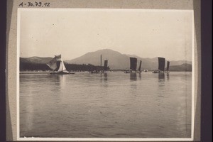 Sailing boats on the Moi River