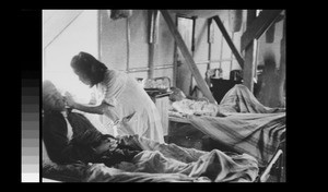 Nurse at work, Chengdu, Sichuan, China, ca.1945