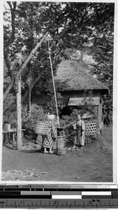 Two women by a well, Japan, ca. 1920-1940