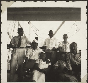 Basel missionaries on the steamer