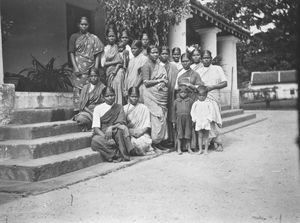 Arcot, South India. Students at the Bible school, founded at Dayastalam, Tirukoilur, 1921. (Was