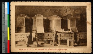 Cabinets in Temple of Agriculture, Beijing, China, ca.1920-1940