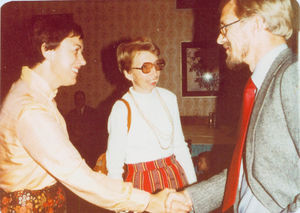 Taiwan Lutheran Church, Taipei. Dr. Knud Jørgensen, LWF, visiting 1980. From left to right: DMS