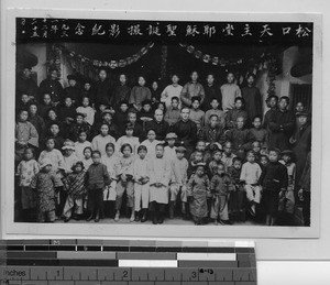 A Christmas picture at Meixien, China, 1931