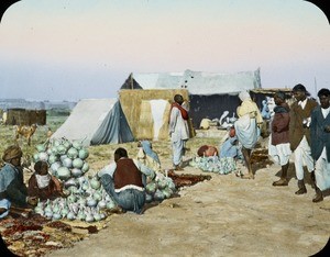 Pots for sacred water, Allahabad, India, ca. 1930