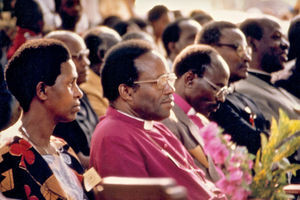 ELCT/Evg. Lutheran Church in Tanzania. Bishop Samson Mushemba, Bukoba. (Served as bishop of the