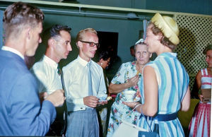 Heiress to the throne of Denmark Princess Margrethe visited the mission in Aden in October 1963