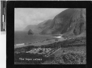 View of Kalawao leper settlement, Molokai, Hawaii, ca. 1920-1940