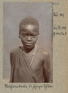 Machame lad, 12 years old pupil, Tanzania, ca.1900-1909