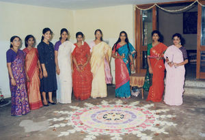 Tamil Nadu, South India. Dedication of the new 3rd floor, the Women's Christian Hostel (WSCH) i