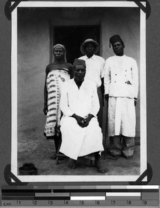 Johannes Kipamila with his family, Unyamwezi, Tanzania