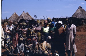 Else Heggheim and the congregation, Meiganga Road, Adamaoua, Cameroon, 1953-1968