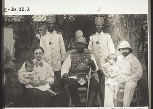 King Njoya of Bamum in gala uniform