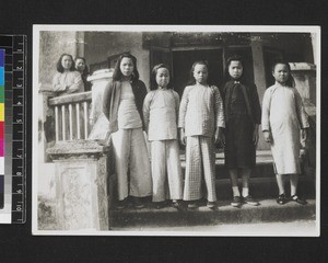 Class of girls, Swabue, China, ca. 1946-49