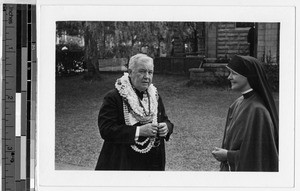 Bishop Boyle and Sr. Mildred, MM, Honolulu, Hawaii, September 26, 1939