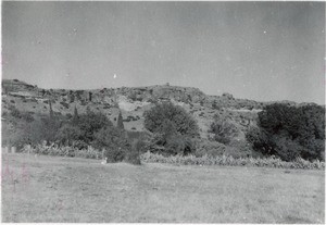 A landscape around the Leribe Mission station