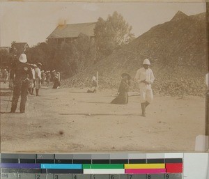 Execution of Rainandriamampandry and Ratsimamanga, Antsahamanitra, Antananarivo, Madagascar, 1896-10-15