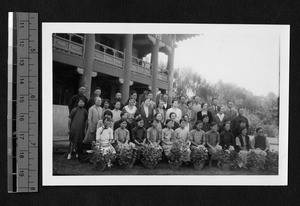 Full faculty of Ginling College, Nanjing, Jiangsu, China, 1932