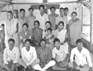 Bangladesh Lutheran Church/BLC, October 1988. Students at Nilphamari Deacon Training Centre in