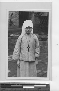 A young Sister at Pingnan, China, 1938