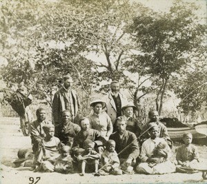 Mission party, in Northern Rhodesia, Zambia