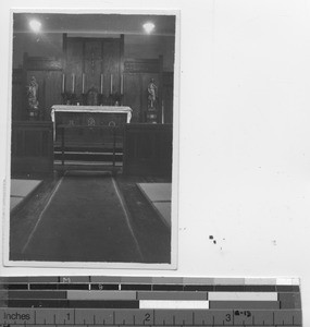 New chapel at the Japanese Mission at Fushun, China, 1938