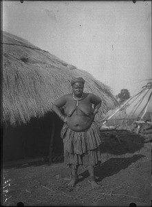 African woman in a village near Lemana, Limpopo, South Africa, ca. 1906-1907